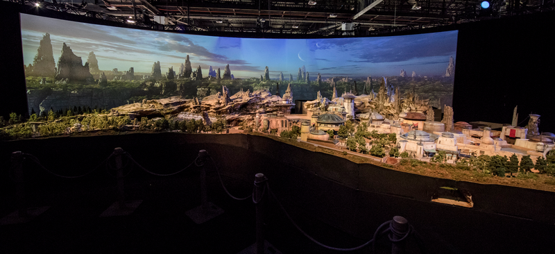 Illustration for article titled Here's Your First Look at an Insanely Detailed Model of Disney's Star Wars Land (UPDATED)